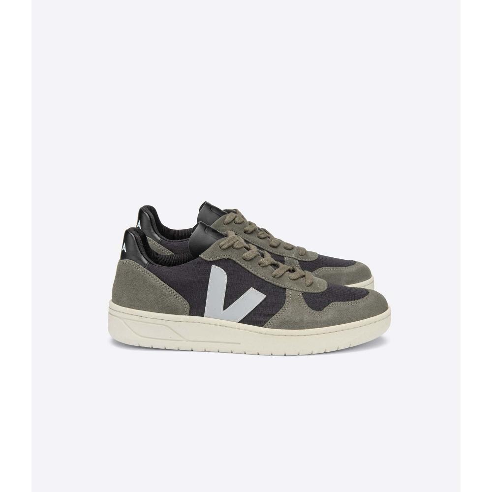 Veja V-10 RIPSTOP Joggesko Herre Black/Grey | NO 325MQZ